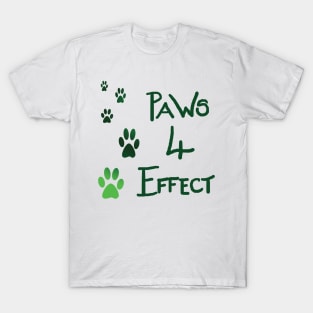 Paws 4 Effect green gradient T-Shirt